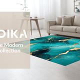 Gold Cracked Swirl Artistry(Blue)