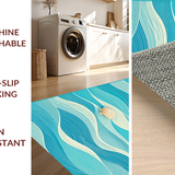 Stylish Abstract Seaside Elements(Blue)