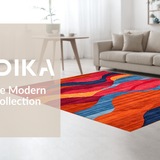 Charming Colorblock Retro Style(Red)