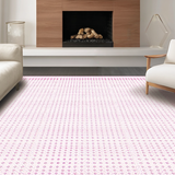 Ultra Soft Area Rug, Non Slip, Stain Resistant, Washable Area Rugs for Living Room, Bedroom, Charming Pastel Shaggy Texture(White)