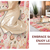 Whimsical Tropical Petal Motif(Pink)