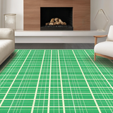 Elegant Dominique Green Tiled Motif(Green)
