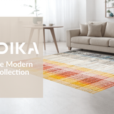Ultra Soft Area Rug, Non Slip, Stain Resistant, Washable Area Rugs for Living Room, Bedroom, Elegant Soft Pastel Tangle Motif(Yellow)