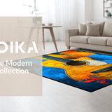 Chic Abstract Guitar Silhouette(Blue)