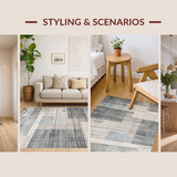 Elegant Subtle Lattice Geometric Style(Gray)