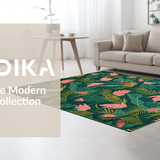 Ultra Soft Area Rug, Non Slip, Stain Resistant, Washable Area Rugs for Living Room, Bedroom, Serene Forest-Themed Visual Appeal(Green)