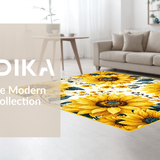 Trendy Yellow Floral Harmony(Yellow)