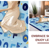 Inviting Circular Educational Decor(Blue)