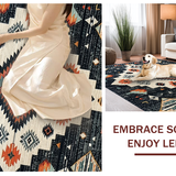 Geometric Black and White Harmony(Black)