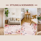 Elegant Round Botanical Design(Pink)