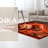 Enchanting Fantasy Realm Motif(Red)