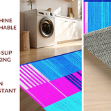 Contemporary Colorful Wave Design(Blue)