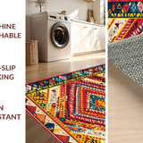 Dynamic Warm Tones Geometric Style(Red)