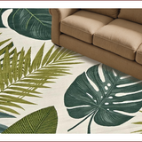 Ultra Soft Area Rug, Non Slip, Stain Resistant, Washable Area Rugs for Living Room, Bedroom, Soft Khaki Nature Pattern(Green)