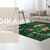 Vibrant Green Wildlife Silhouette(Green)