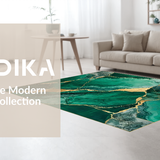 Elegant Jewel Toned Abstract Composition(Green)