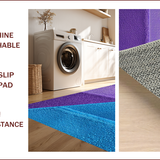 Ultra Soft Area Rug, Non Slip, Stain Resistant, Washable Area Rugs for Living Room, Bedroom, Soft Colorful Low Pile Kids Bedroom Carpet(Purple)