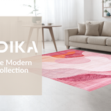 Trendy Fluid Artistic Lines(Pink)