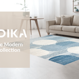 Ultra Soft Area Rug, Non Slip, Stain Resistant, Washable Area Rugs for Living Room, Bedroom, Transitional Cozy Cloud-Like Texture(Blue)