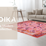 Dynamic Floral Whirlwind Motif(Pink)