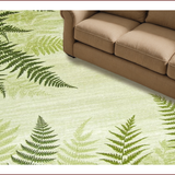 Ultra Soft Area Rug, Non Slip, Stain Resistant, Washable Area Rugs for Living Room, Bedroom, Contemporary Geometric Textured Appeal(Green)