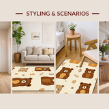 Delicate Pastel Bear Illustration(Beige)