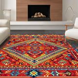 Bold Multicolored Woven Design(Red)