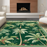 Elegant Palm Leaf Motif(Green)