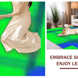 Contemporary Green Geometric Illusion(Green)