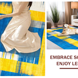 Chic Modernist Colorful Canvas(Blue)