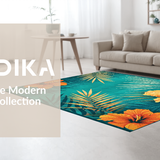 Elegant Oceanic Floral Motif(Blue)