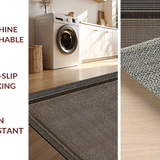 Ultra Soft Area Rug, Non Slip, Stain Resistant, Washable Area Rugs for Living Room, Bedroom, Elegant Neutral Animal Print Design(Brown)