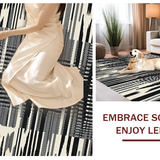 Dynamic Contemporary Zebra Artistry(Black)