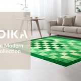 Artistic Dark Green Linear Design(Green)