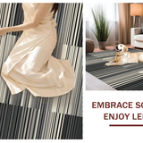 Contemporary Black and White Geometric(Gray)