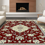 Luxurious Burgundy and Ivory Motif(Red)