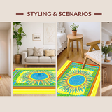 Whimsical Geometric Playful Design(Blue)