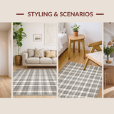 Stylish Minimalist Checkered(Beige)