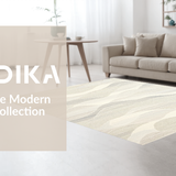 Elegant High Low Textured Motif(Beige)