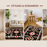 Bold Tribal Contrast Composition(Black)