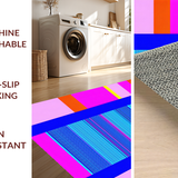 Vibrant Abstract Linear Arrangement(Blue)