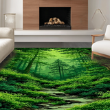 Cozy Rustic Greenery Motif(Green)