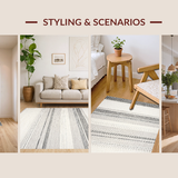 Trendy Neutral Striped Elegance(Gray)