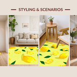 Classic Farmhouse Lemon Patterned Style(Yellow)