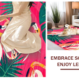 Lively Floral Duo Decorative Design(Pink)