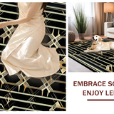 Dramatic Seamless Art Deco Influence(Black)