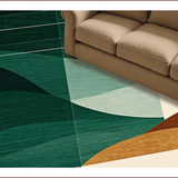 Stylish Contemporary Faded Textures(Green)