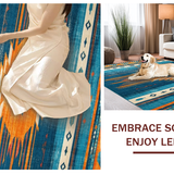 Bold Tribal Patterned Serenity(Blue)