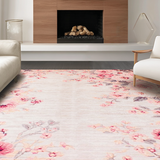 Ultra Soft Area Rug, Non Slip, Stain Resistant, Washable Area Rugs for Living Room, Bedroom, Vibrant Shaggy Pink Essence(Pink)