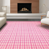Elegant Symmetrical Tiled Composition(Pink)